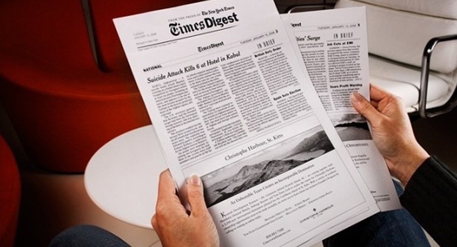 TimesDigest Summarised New York Times TimesDigest Advertising